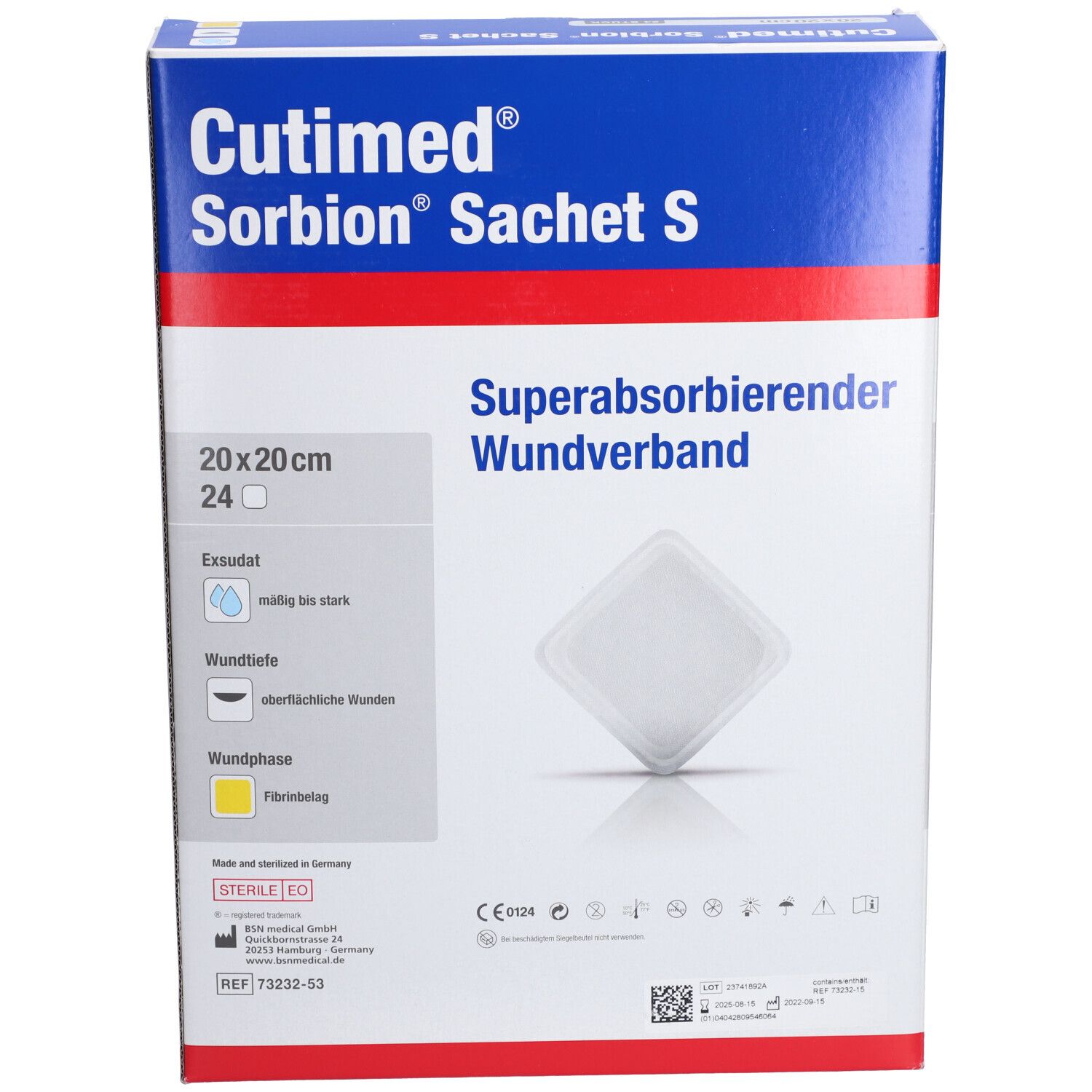 Cutimed® Sorbion Sachet S 20 cm x 20 cm