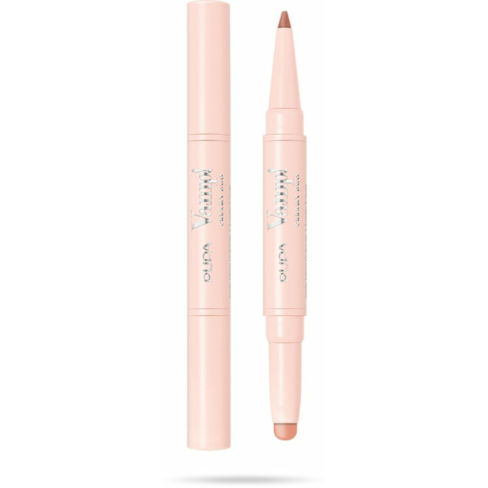 PUPA Milano Vamp! Creamy Duo Lip Pencil & Shiny Lipstick 001 Fair Nude0,8 gr