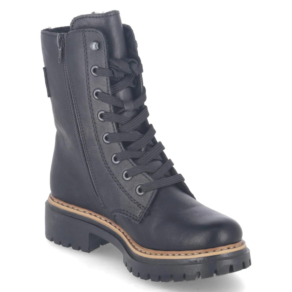 RiekerSchnürboots - schwarz