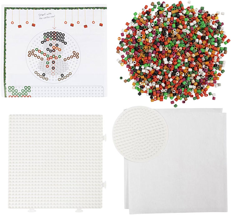 Creativ Company DIY Kit BioBeads , Julebil, rensdyr, snemand, nisse og gave
