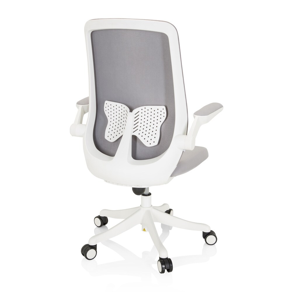 Home Office Bürostuhl MIKO W Stoff/Netzstoff mit Armlehnen hjh OFFICE