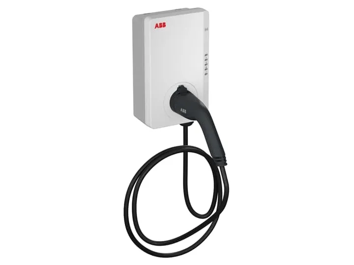 ABB Terra Ladeboks 11 kW - Fast monteret Type 2 Ladekabel - 5 meter