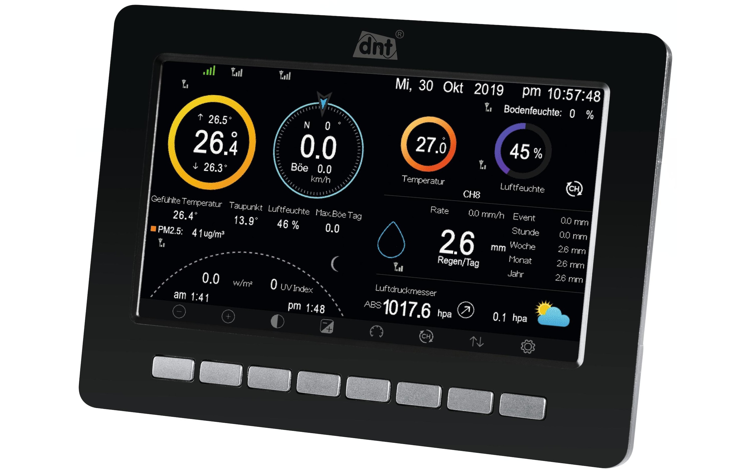 Funkwetterstation »dnt WeatherScreen PRO« ()