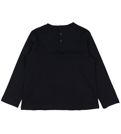 Emporio Armani Bluse - Navy/Hvid m. Logo