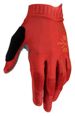 Gants Longs Femme Leatt MTB 1.0 GripR Rouge