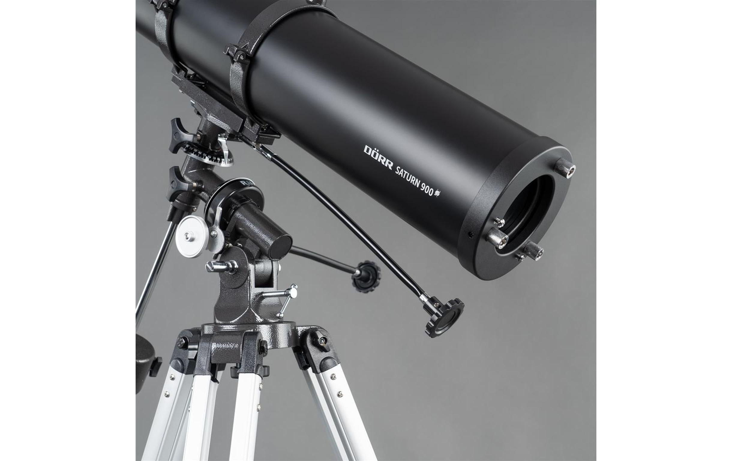 Teleskop Saturn 900<br>Spiegelteleskop mit einer Vergrösserung von 450x