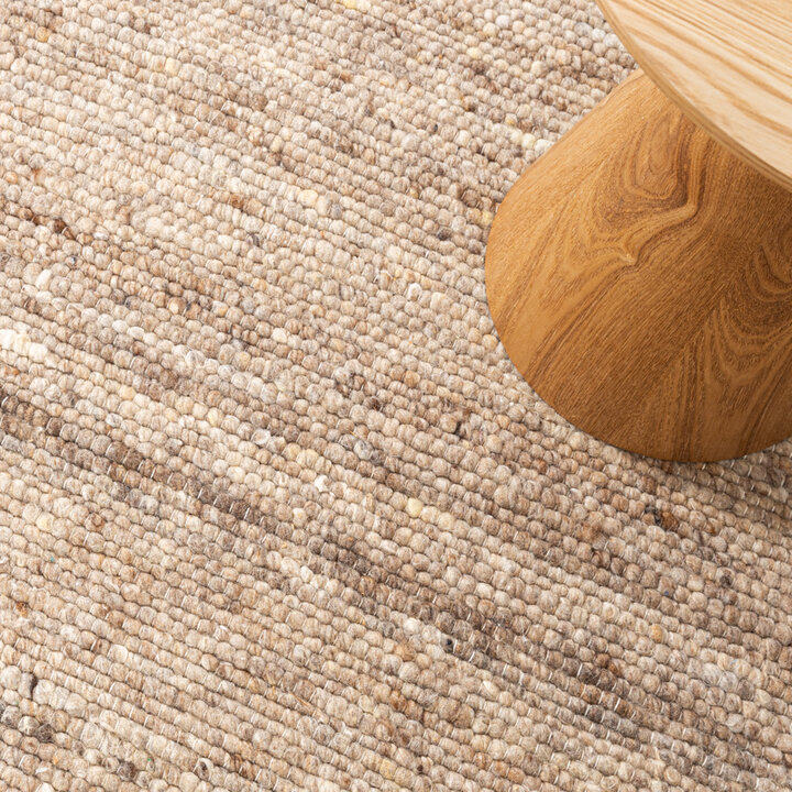 Wollen vloerkleed - Feline Taupe/Gemeleerd