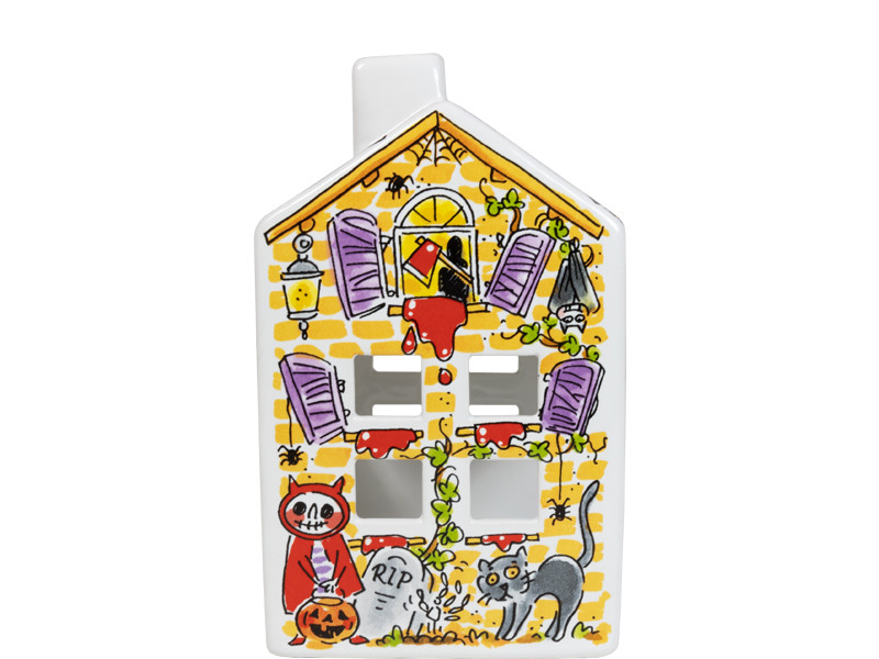 Theelicht huis Halloween