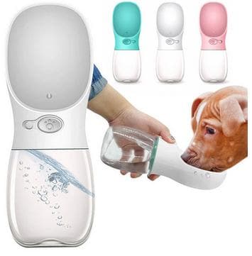 Vannflaske til Hund / Hundeflaske 350ml - Green