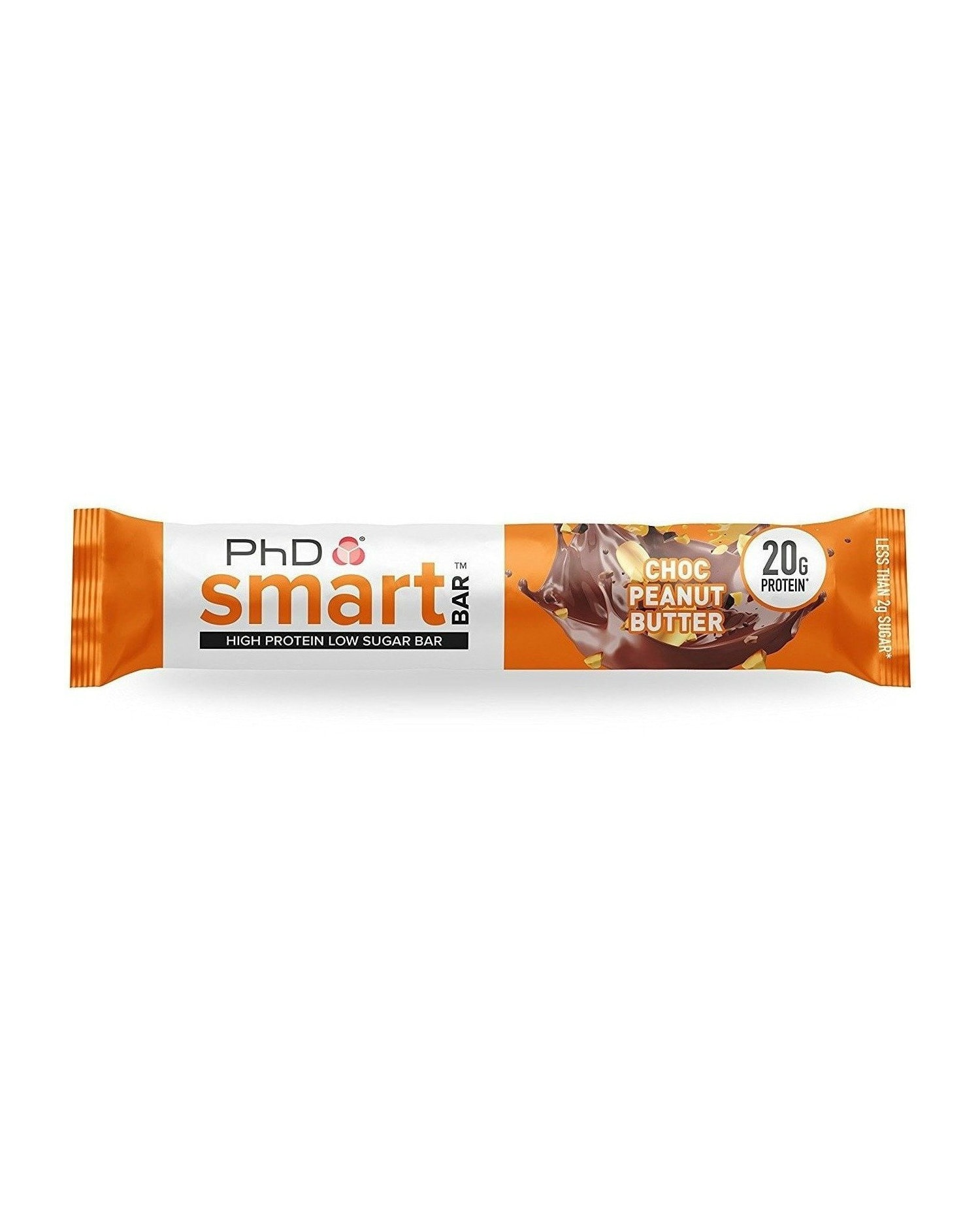 PhD Smart Bars Choc Peanut Butter 12x64g