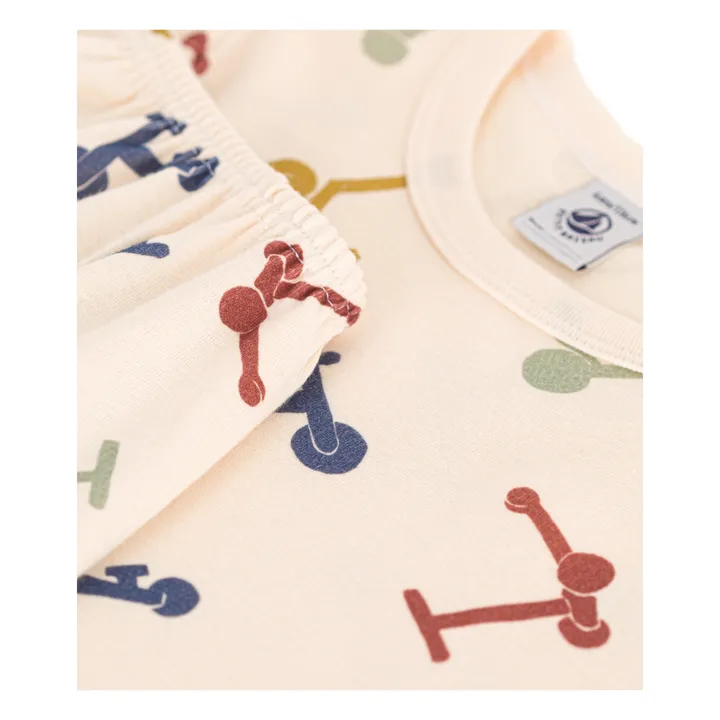 Petit Bateau Pyjama Short Man Trotinettes | Beige