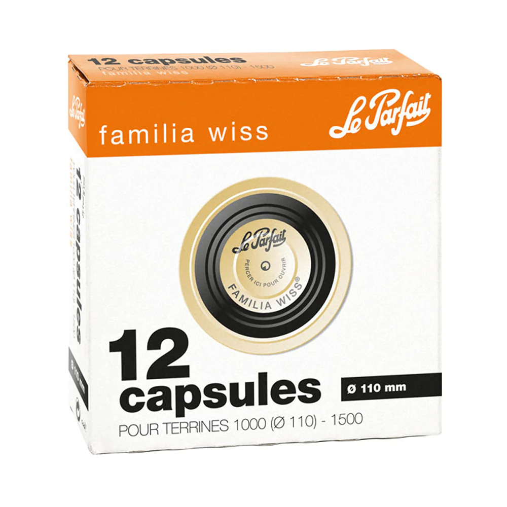 Boîte de 12 capsules Familia Wiss 11 cm Le Parfait