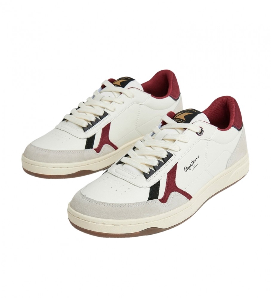 Tênis Pepe Jeans Kore Vintage de Couro Branco