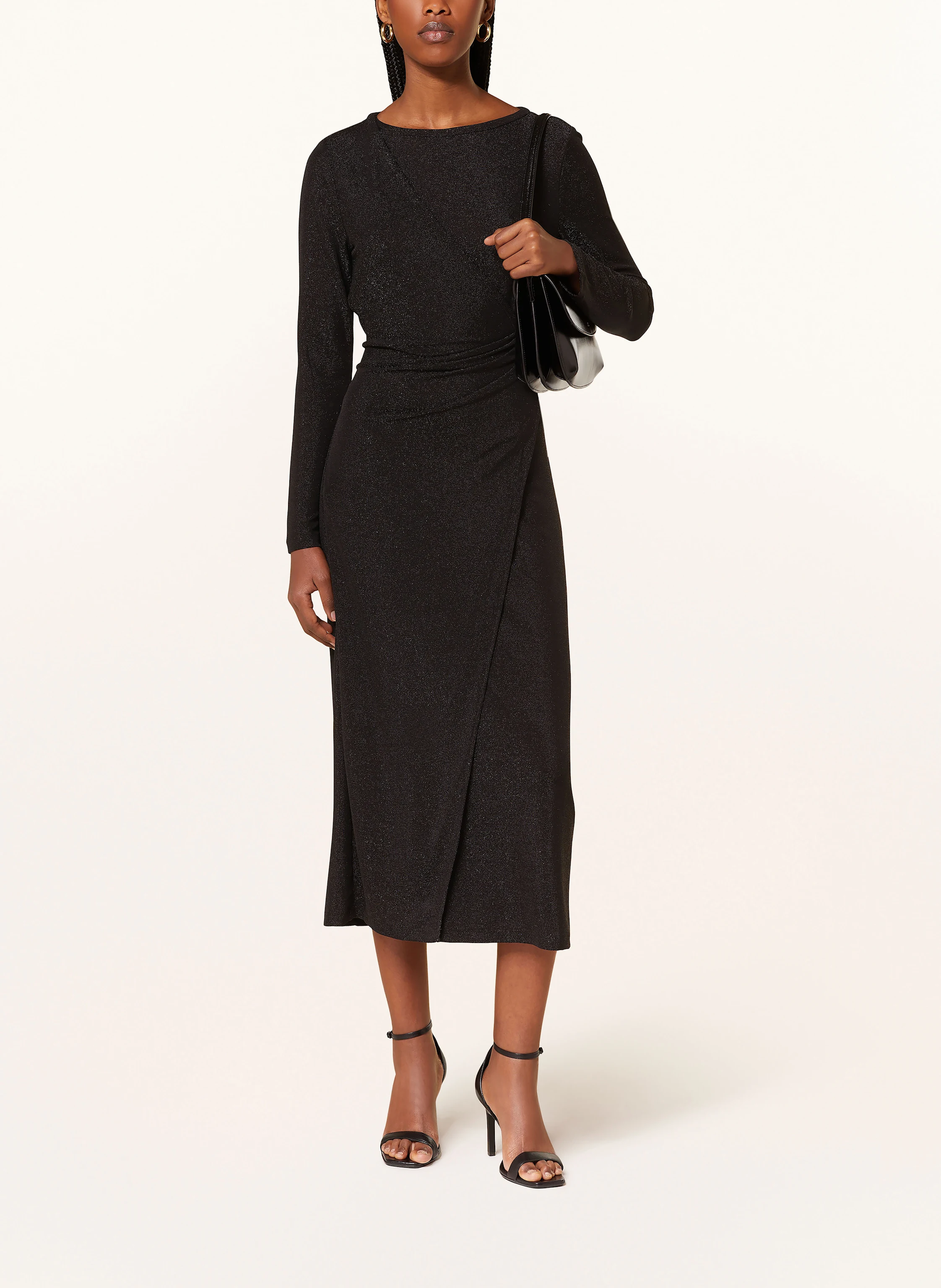 DIANE VON FURSTENBERG Wickelkleid SIMONA mit Glitzergarn