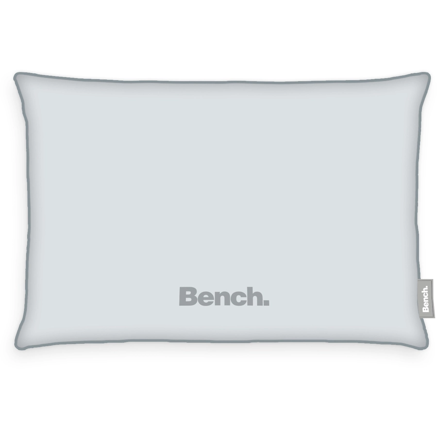 Bench. Supersoft-Velvet-Kissenhülle grau 40 x 60 cm