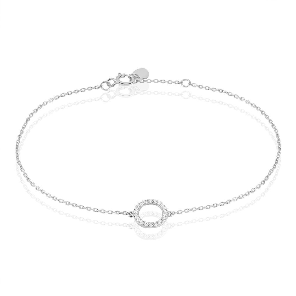 Bracelet Lim Or Blanc Oxyde De Zirconium