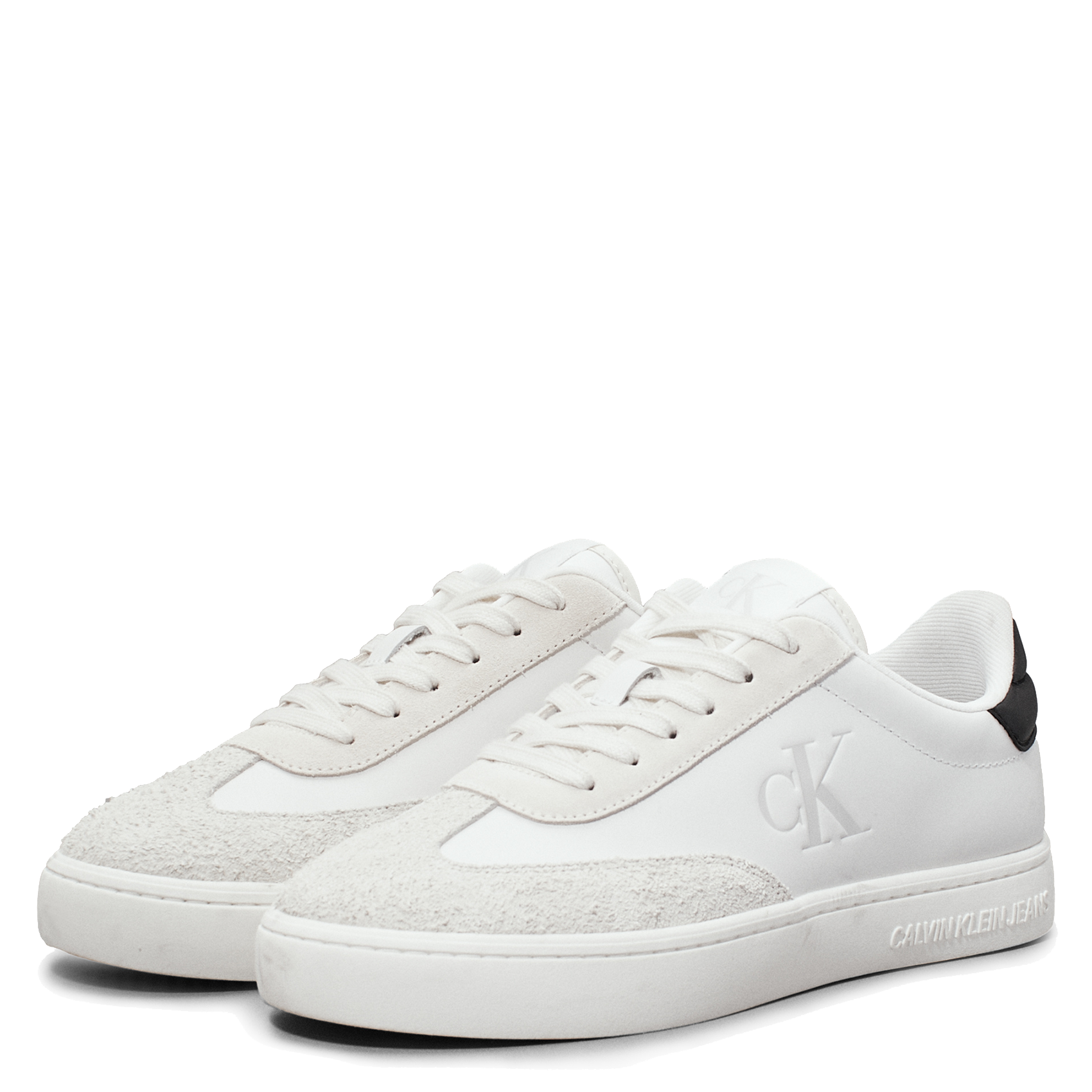 Baskets basses en cuir| Blanc
