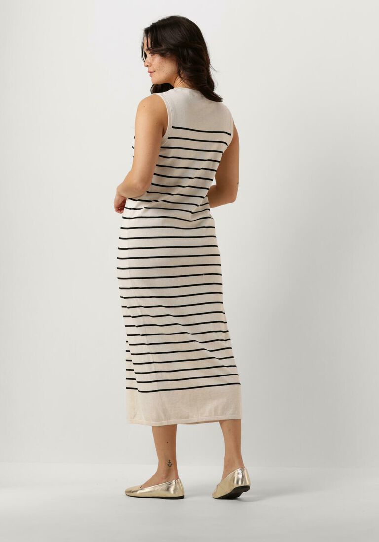 SELECTED FEMME beige selected femme maxi jurk slfberga sl knit dress
