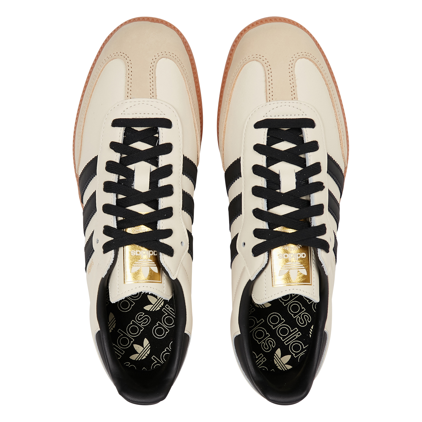 SAMBA OG W - Baskets basses à lacets en cuir | Beige
