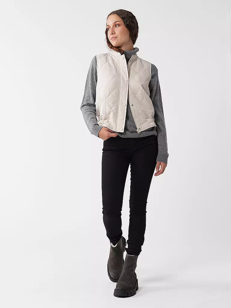 COMMA IDENTITY Steppgilet beige