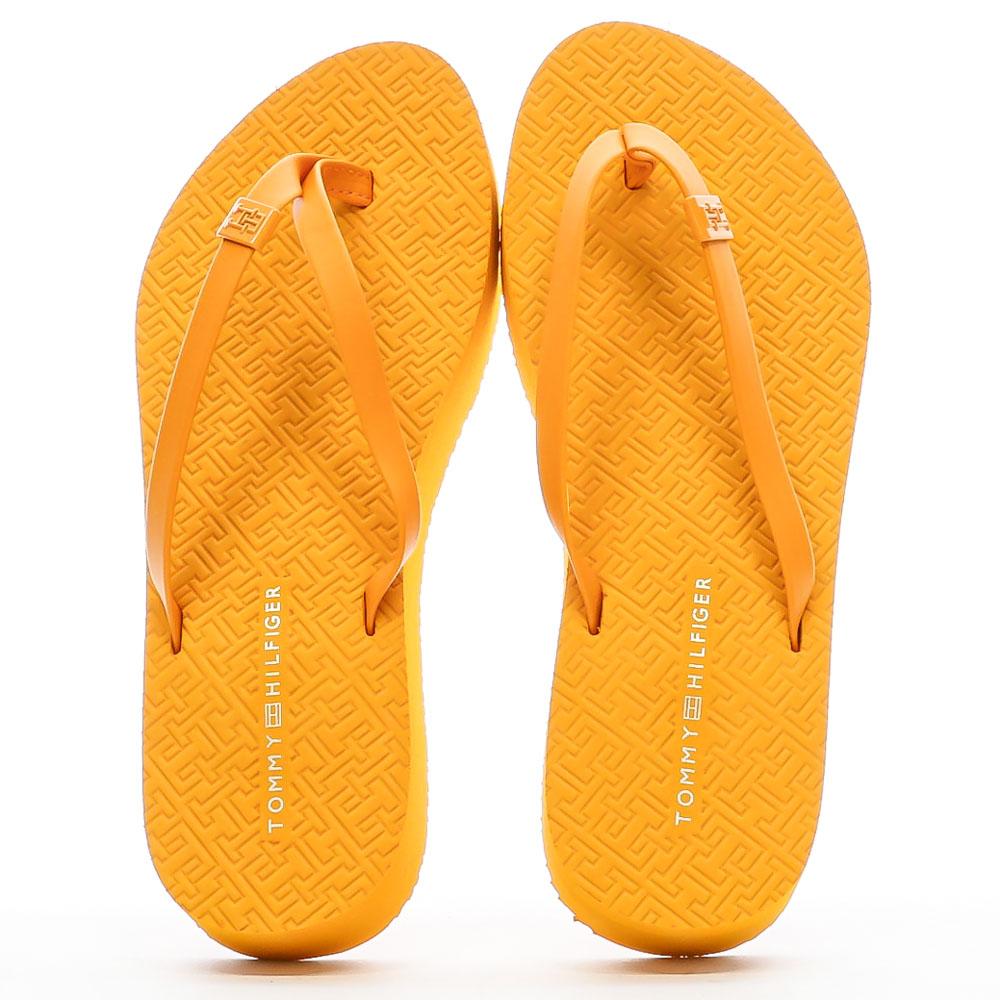 Tommy Hilfiger Tongs Orange Femme Tommy Hilfiger Beach Sanda