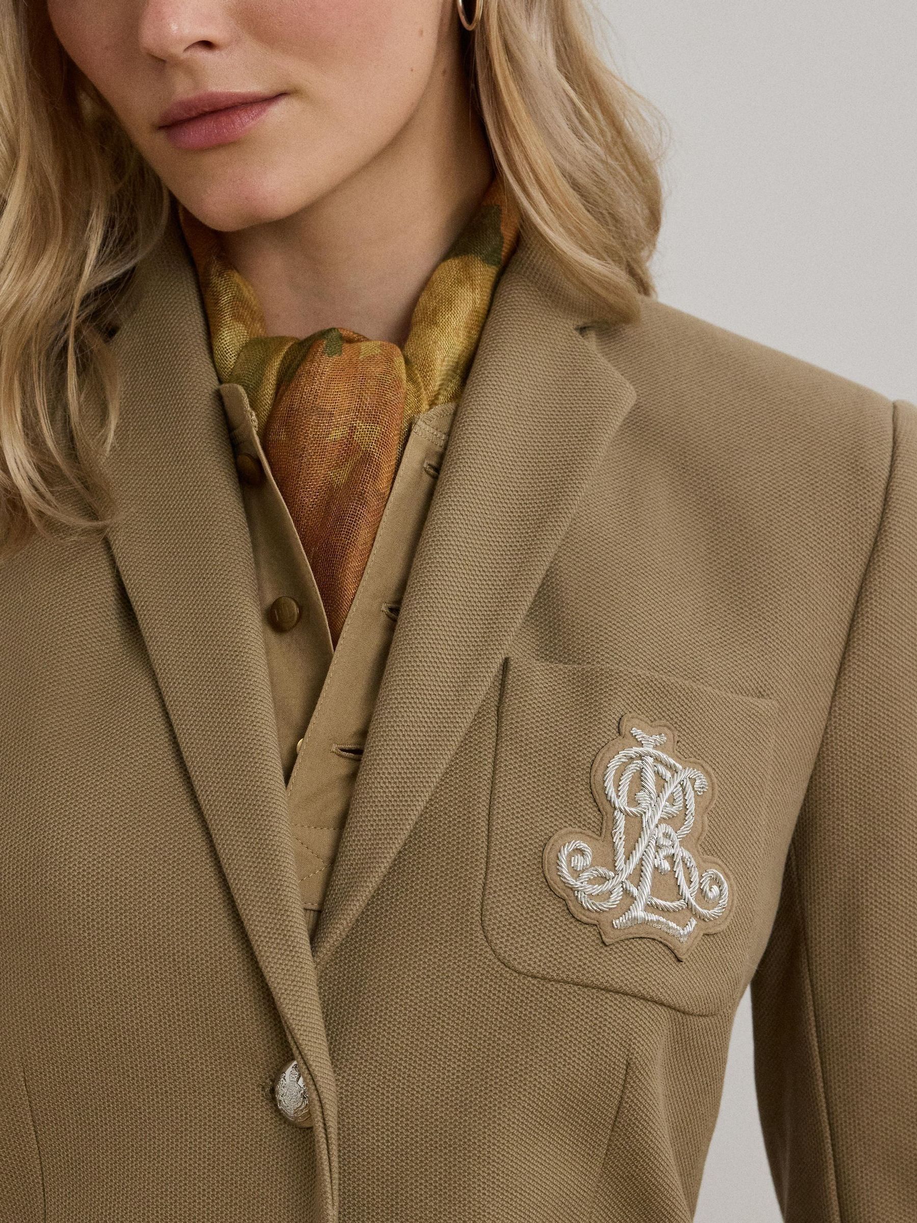 Madison lichtbruin - Lauren Ralph Lauren Anfisa Bullion Jacquard Blazer