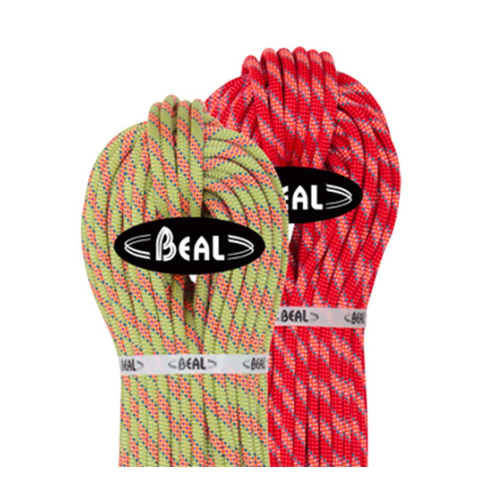 Beal COBRA II 8.6MM 2X60M GD DC - Corde À double fuchsia/vert