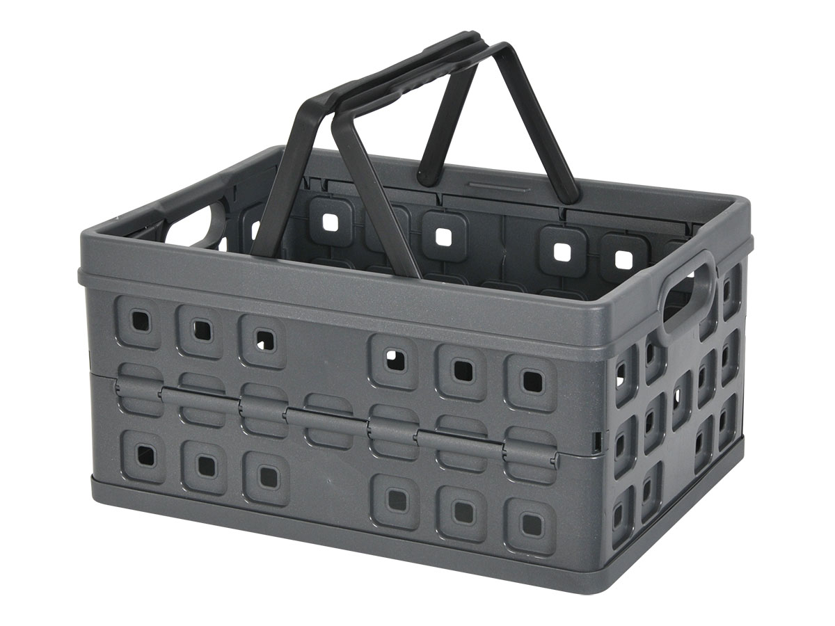Sunware Square vouwkrat met hengsel - Grey