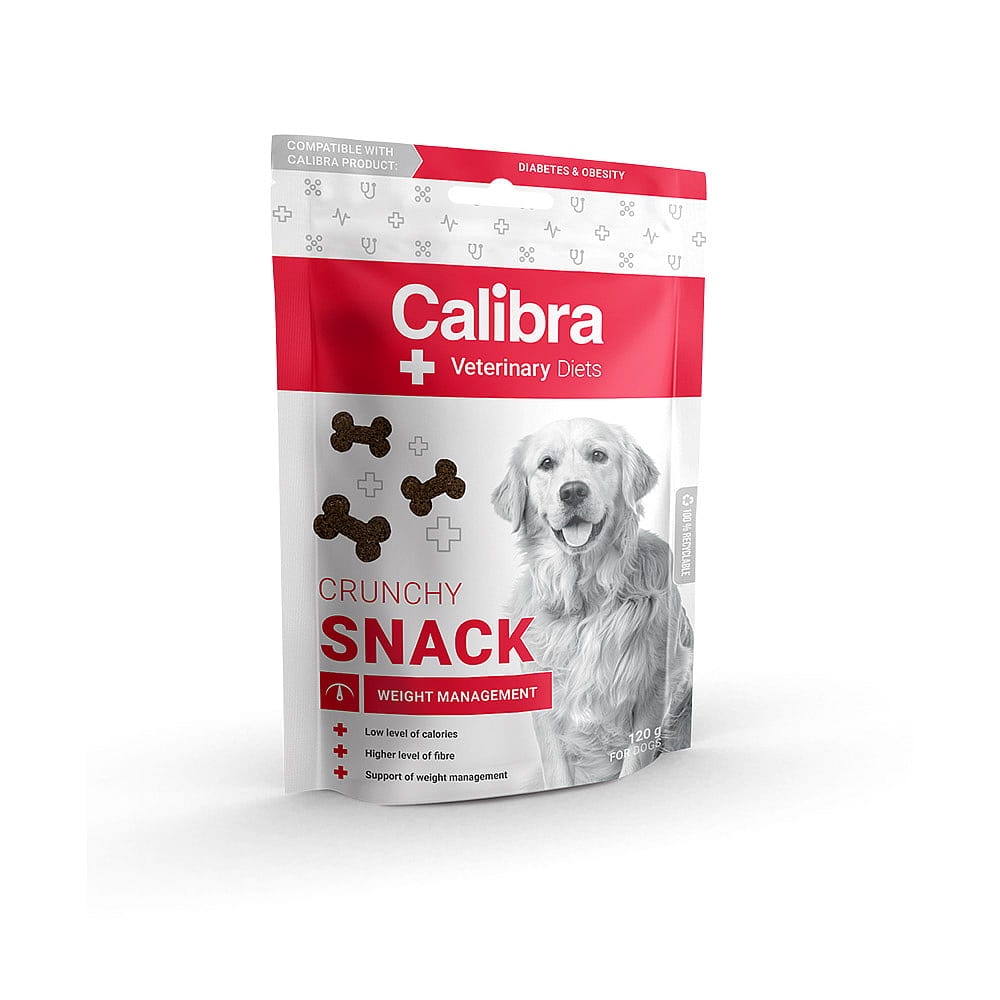Calibra Veterinary Diets Weight Management Crunchy Snack  120 gram | 13937