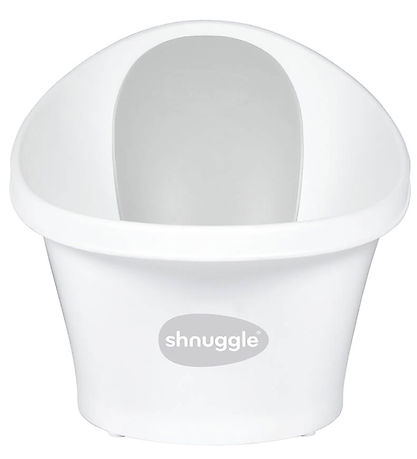 SHNUGGLE Bådekar - Baby - Hvid m. Gr?