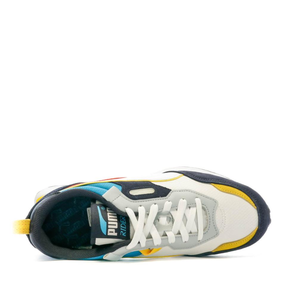 Puma Baskets Blanc/Bleu Homme Puma Rider Future Vintage