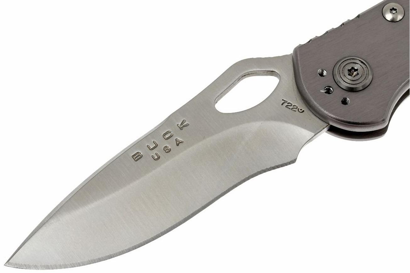 Buck 722 Spitfire 0722GYS1-B plain edge, grijs