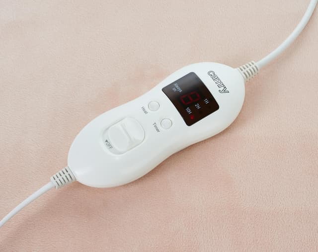 Camry Elektrisk tæppe CR 7423 Antal opvarmningsniveauer 8, Antal personer 1, vaskbar, Coral fleece, 60 W, Beige