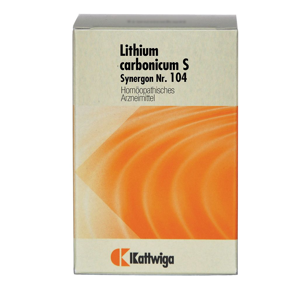 SYNERGON 104 Lithium carbonicum S Tabletten