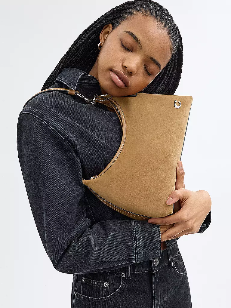 COACH Ledertasche - Umhängetasche JULIET camel