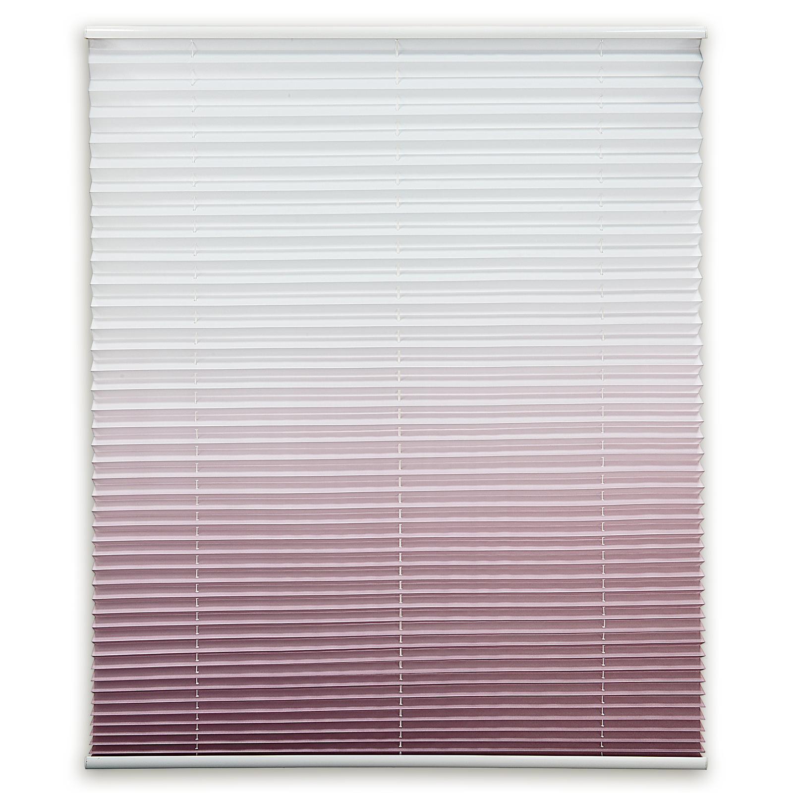 Plissee - altrosa - Farbverlauf - 40x130 cm