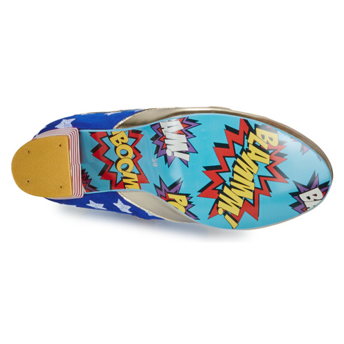Irregular Choice - STRONGER TOGETHER - Bleu / Rouge / Doré