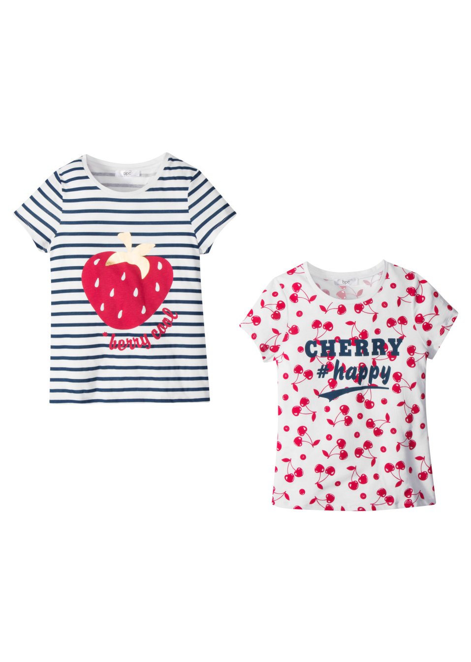 Lot de 2 T-shirts fille