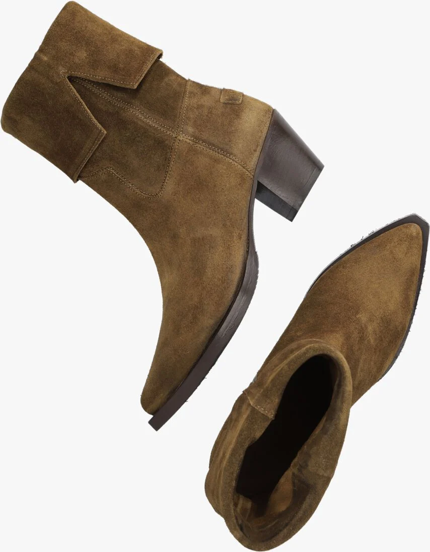 SHABBIES bruine shabbies enkellaarsjes lure mid boot