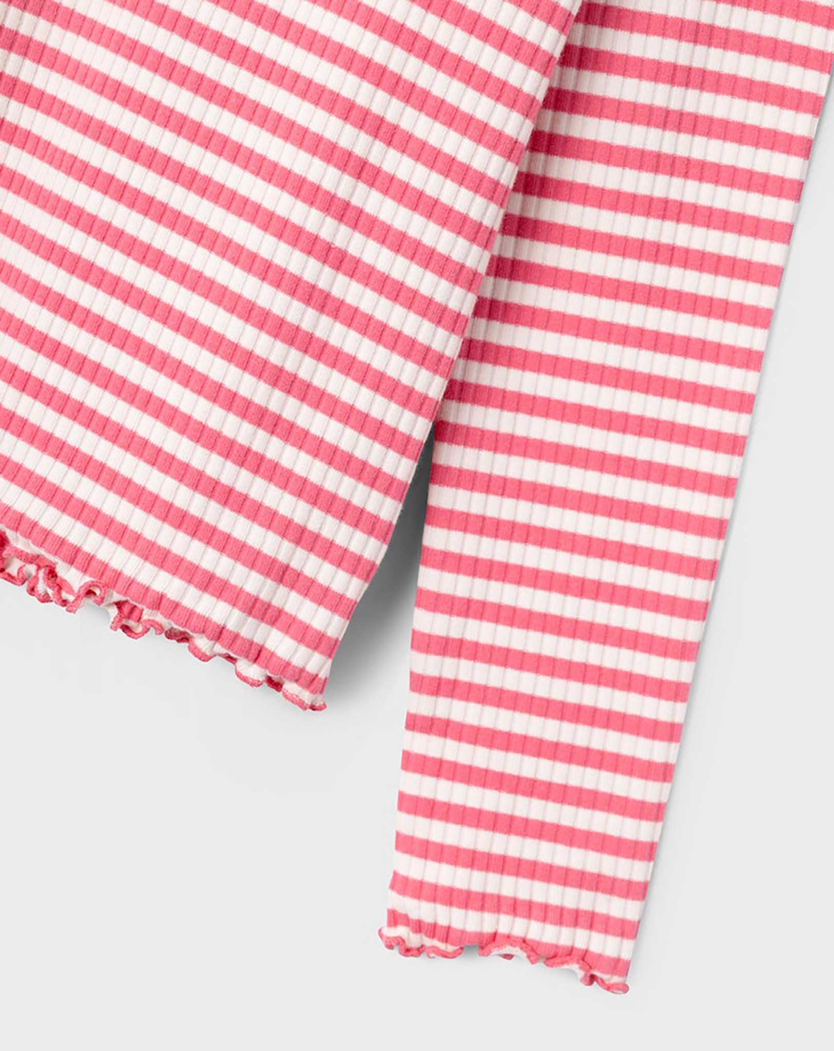 Langarmshirt NKFVEMMA STRIPES in camellia rose