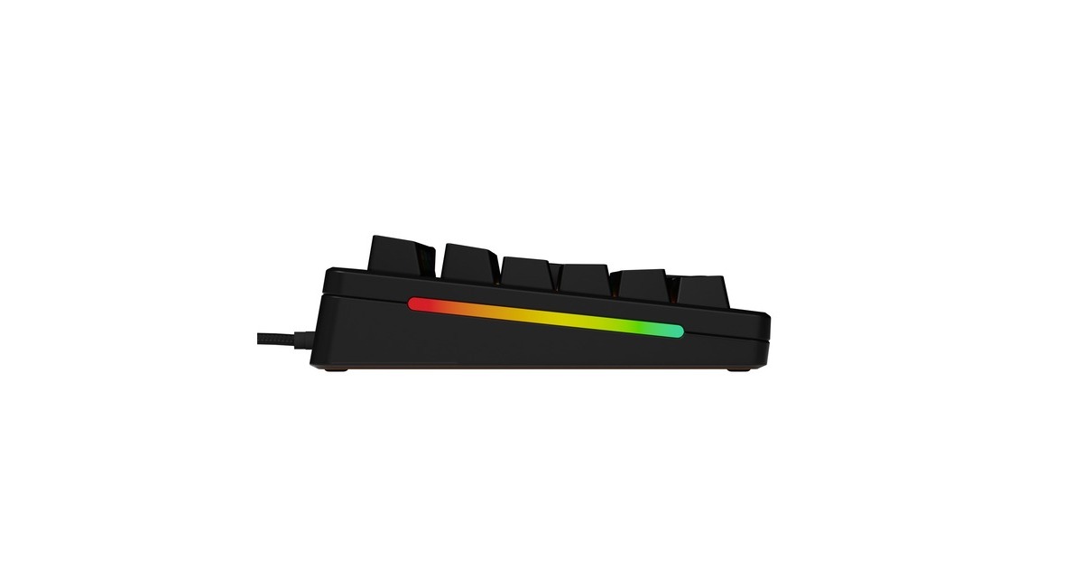 GloriousGMMK 3 100% Prebuilt Wired Black, gaming toetsenbord  (Zwart, US lay-out, Glorious Fox, 100%, RGB, GPBT-doubleshot keycaps, Knob)