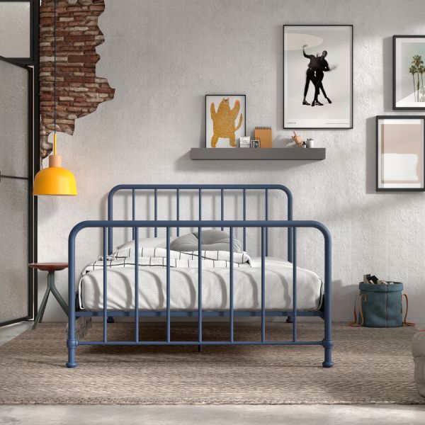 Vipack Bronxx Bed - 140 x 200 cm - Mat Wit