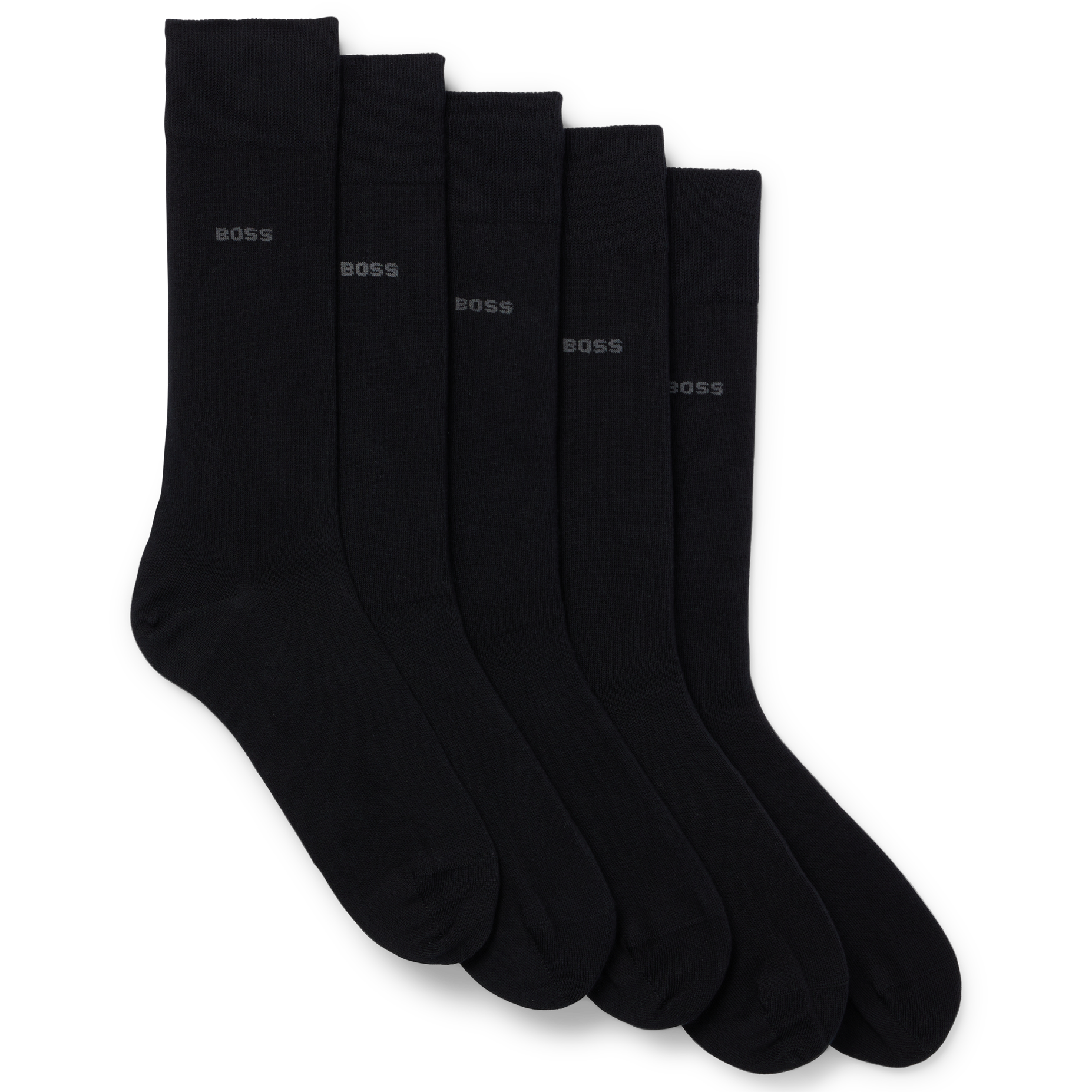 Lot de quatre paires de chaussettes| Noir