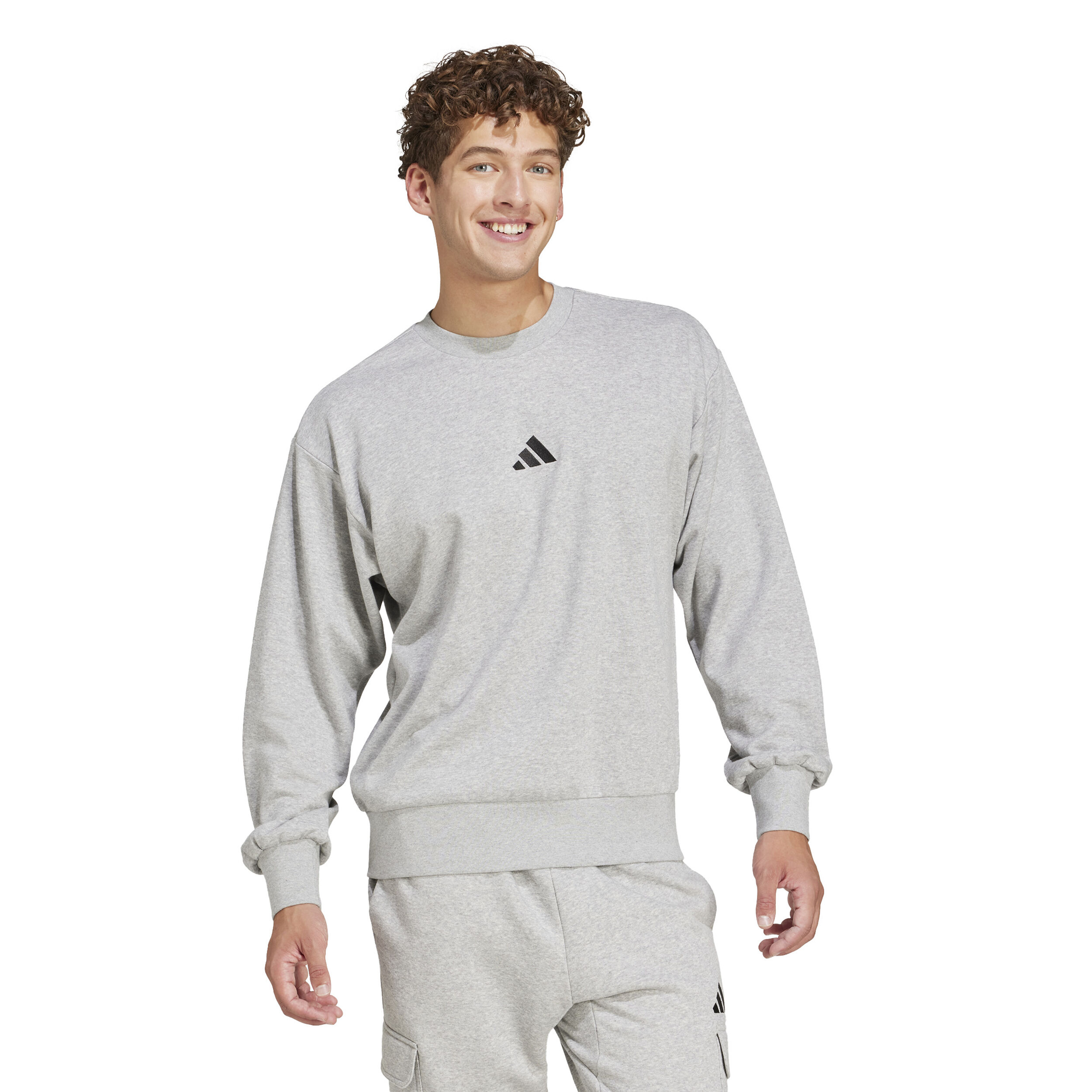 adidas Feelcozy Sweat-shirt Hommes - Gris