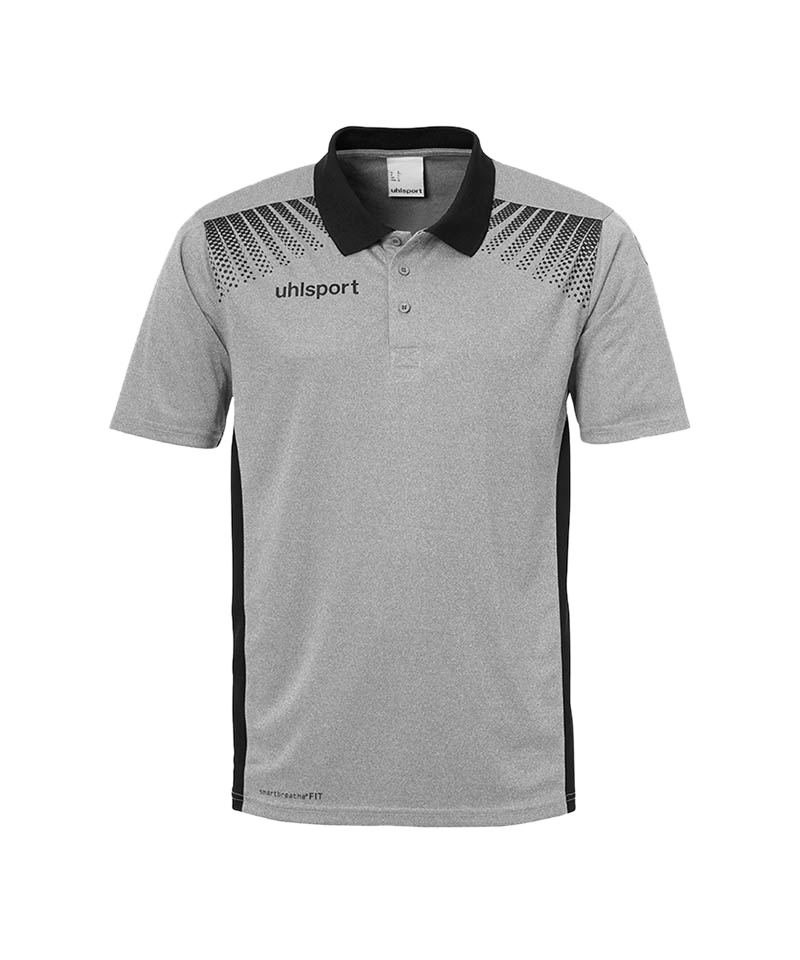 uhlsport Goal Poloshirt Kids Grau Schwarz F05