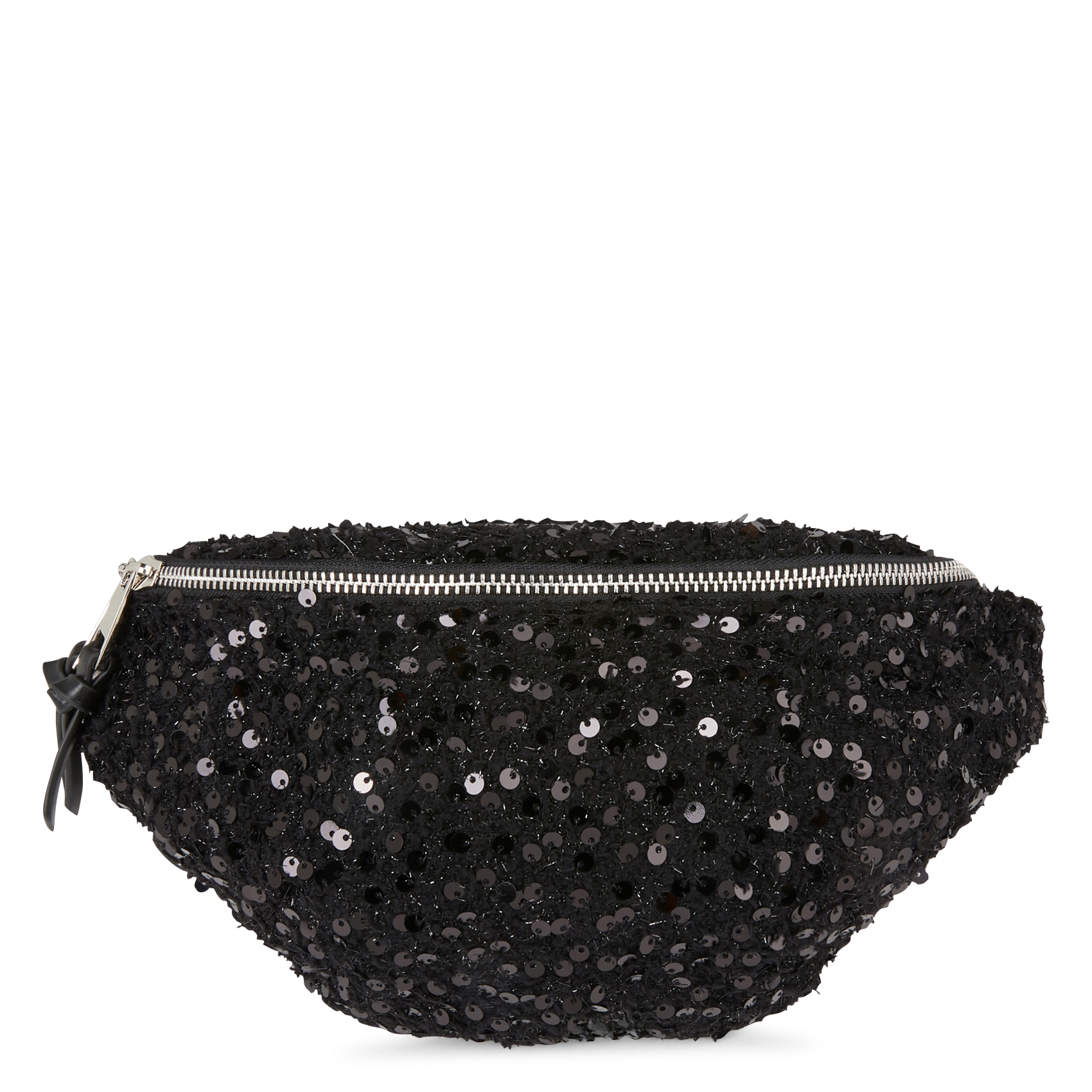 Sac banane à sequins | Noir