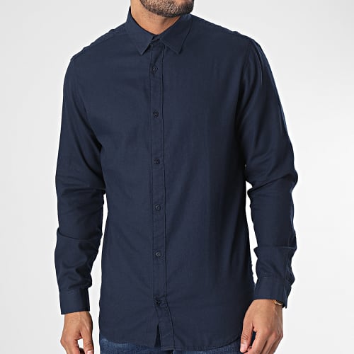 Chemise Manches Longues Orion Bleu Marine