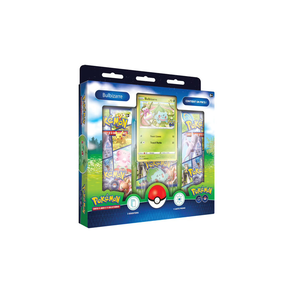 Pokémon GO01 : Coffret Pin's Octobre 2022 - Bulbizarre
