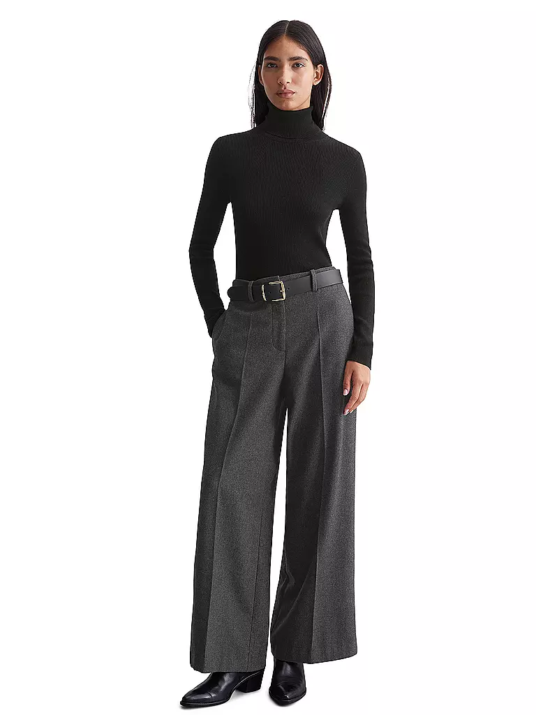 MARC O'POLO Rollkragenpullover schwarz