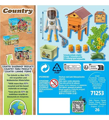 Playmobil Country - Bi Holder - 71253 - 26 Teile